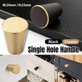 Tapered Cabinet Knob, Single Hole Drawer Pull - Brushed Gold - view 2