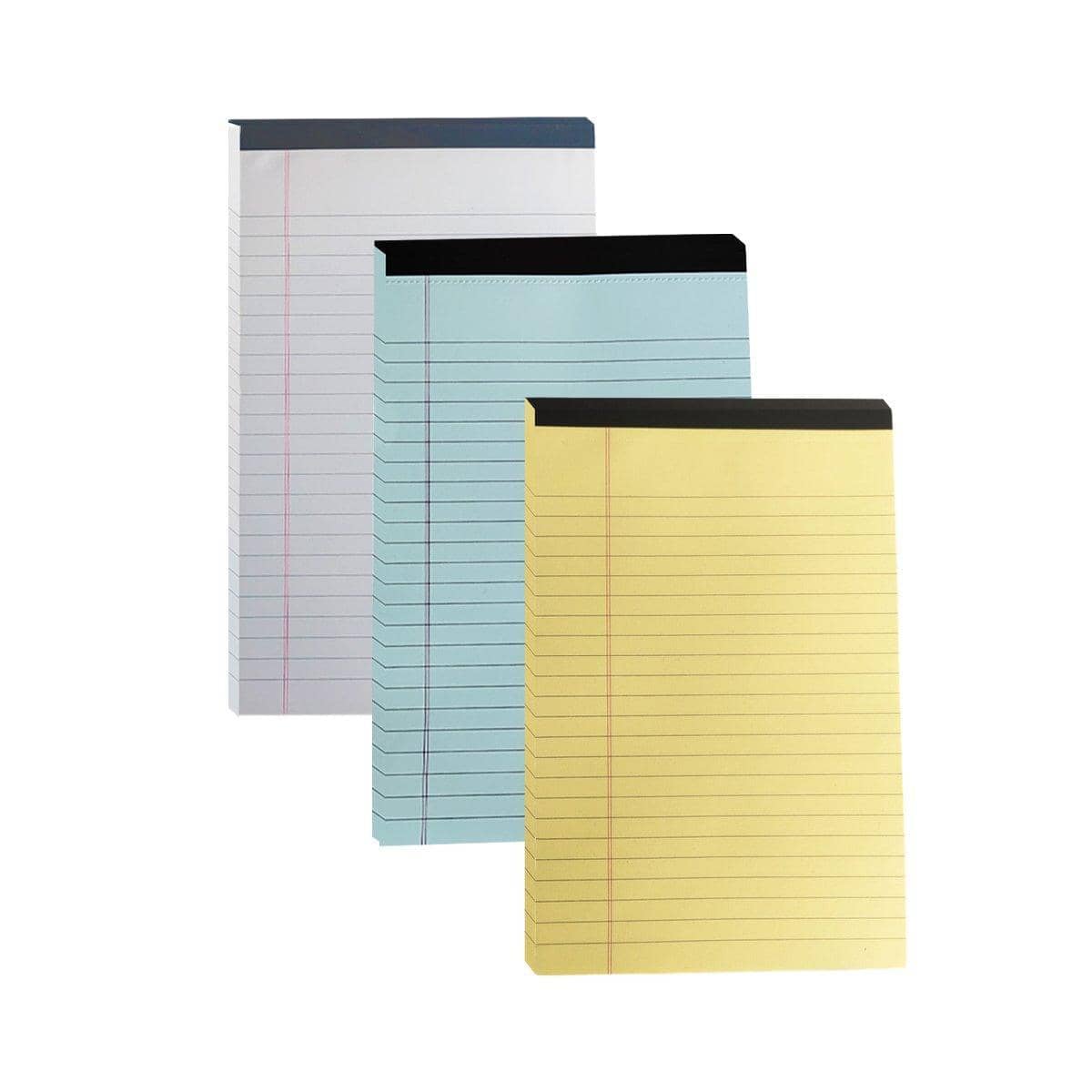 Tearable Lined Notepads, Pack of 4 - White - view 3