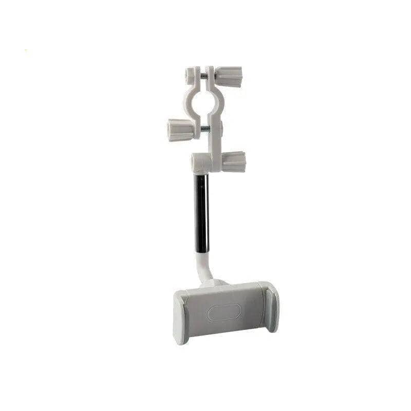 Telescopic Car Phone Holder for Rearview Mirror - White