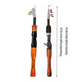 Telescopic Fishing Rod Carbon Fibre 168 cm - Gun Handle - view 4