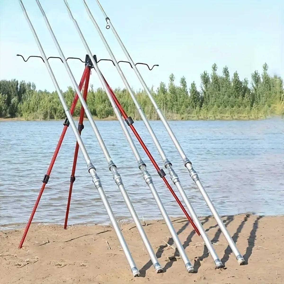 Telescopic Fishing Rod Holder, Ground Insert Stand, Adjustable 56 to 120 cm - view 4