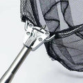 Telescopic Folding Fishing Landing Net - Black and Silver - view 4