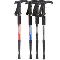 Telescopic Folding Walking Stick, Adjustable 53-110 cm - Red - view 3