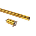 Telescopic Magic Staff, Stainless Steel - Gold, 130cm
