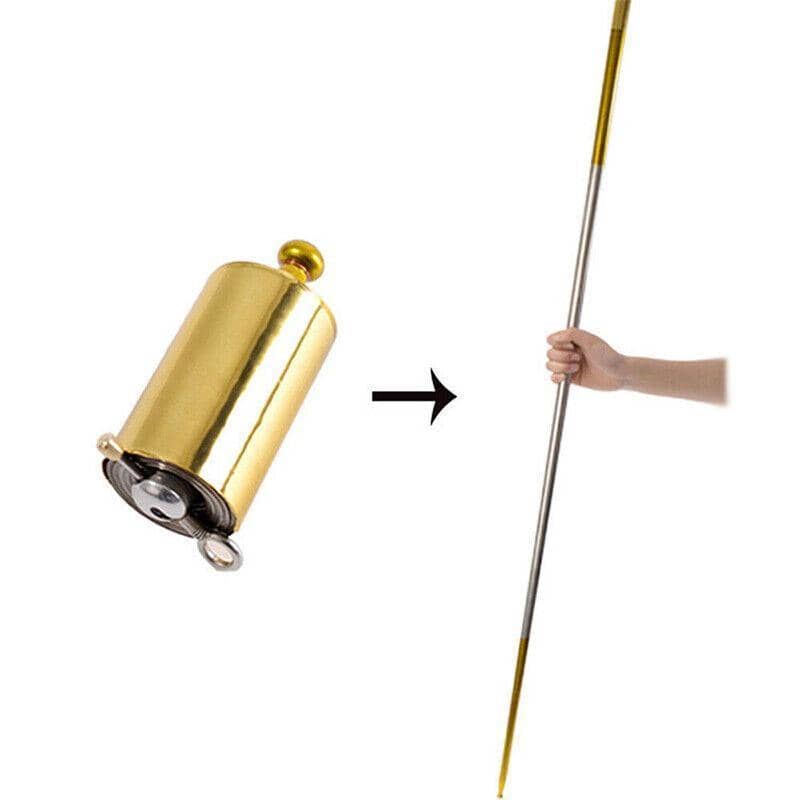 Telescopic Magic Staff, Stainless Steel - Silver, 150cm - view 5