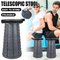 Telescopic Portable Folding Stool for Camping, Hiking and Picnics