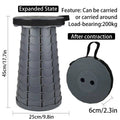 Telescopic Portable Folding Stool for Camping, Hiking and Picnics - view 3
