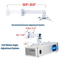 Telescopic Projector Ceiling Mount Bracket, 43 to 65 cm Adjustable - view 3