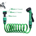 Telescopic Spring Garden Hose with 5 Mode Spray Nozzle - 20 m Long - view 5