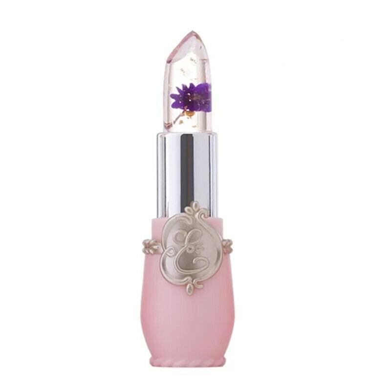 Temperature Colour Changing Jelly Flower Lipstick - Purple