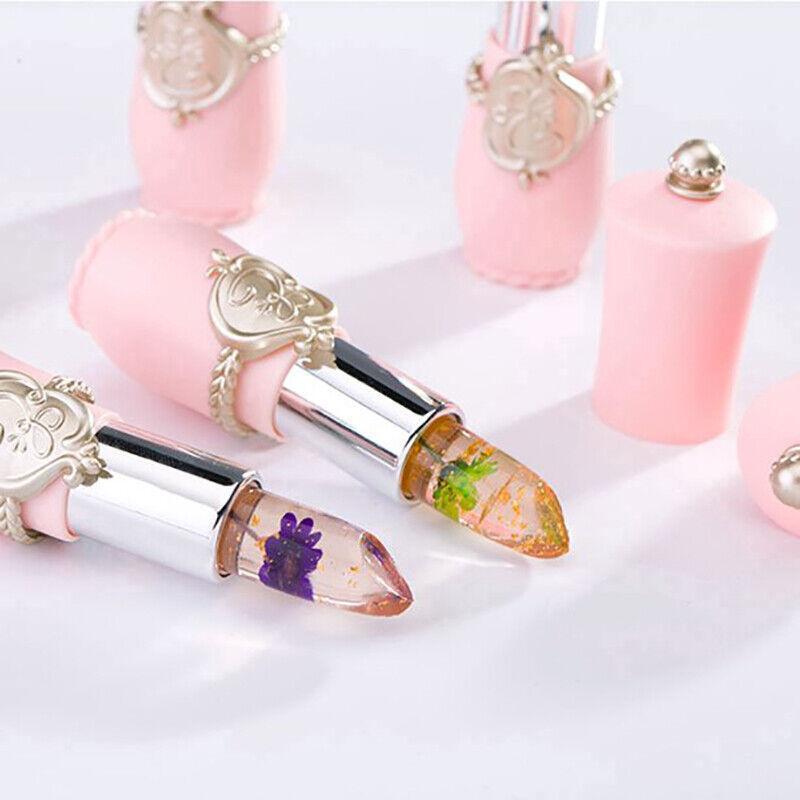 Temperature Colour Changing Jelly Flower Lipstick - Purple - view 9