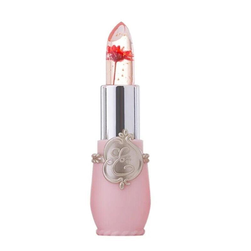 Temperature Colour Changing Jelly Flower Lipstick - Red