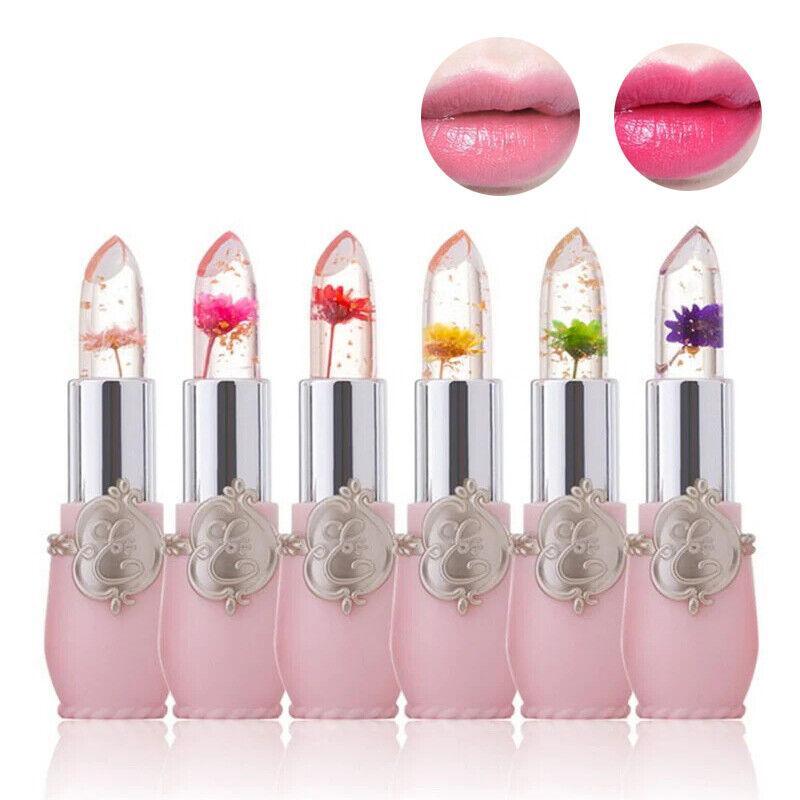 Temperature Colour Changing Jelly Flower Lipstick - Red - view 11
