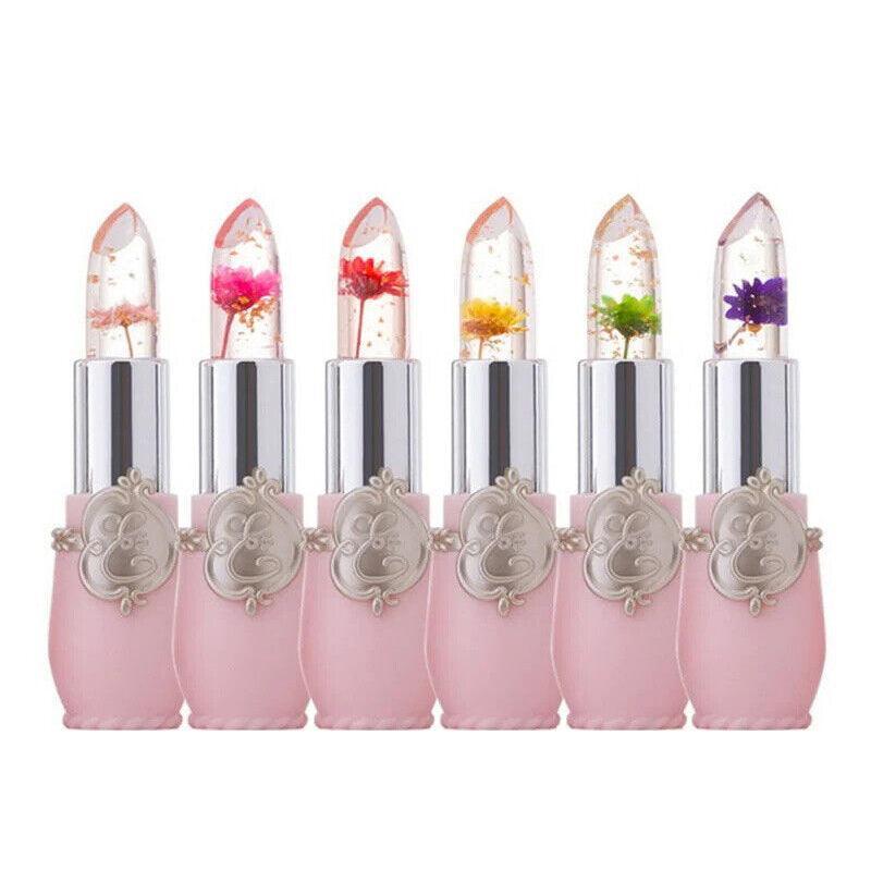 Temperature Colour Changing Jelly Flower Lipstick - Red - view 3