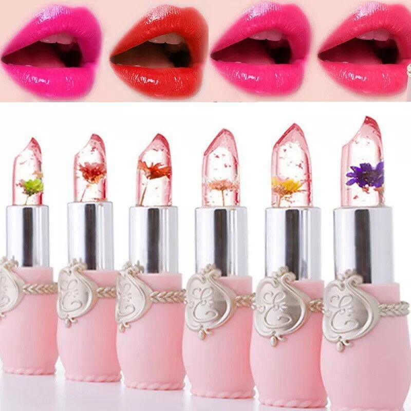 Temperature Colour Changing Jelly Flower Lipstick - Red - view 5