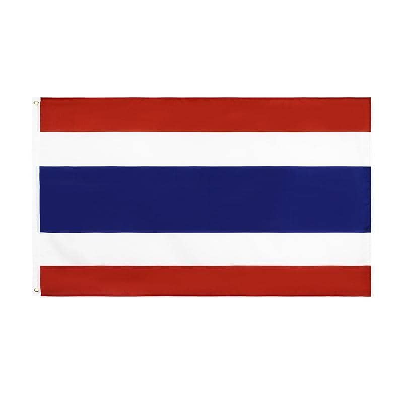 Thailand Flag 150 x 90 cm, Outdoor and Indoor Polyester Flag with Metal Grommets - view 2