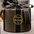 Thank You Gift Stickers, Round Gold Foil on Clear Background, 2 Rolls - view 4
