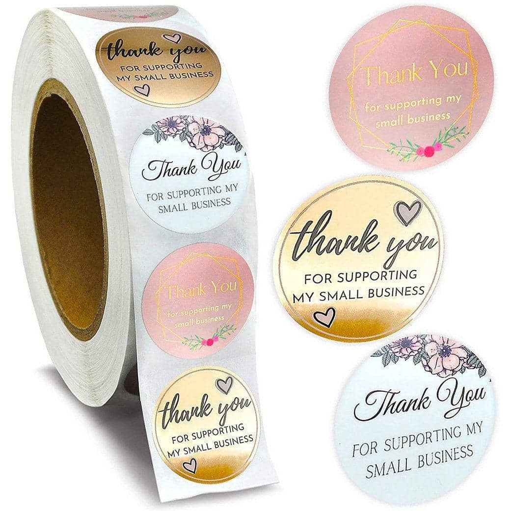 Thank You Sticker Labels 10 Rolls 3.8 cm (1.5 Inch) for Envelopes and Packaging - view 3