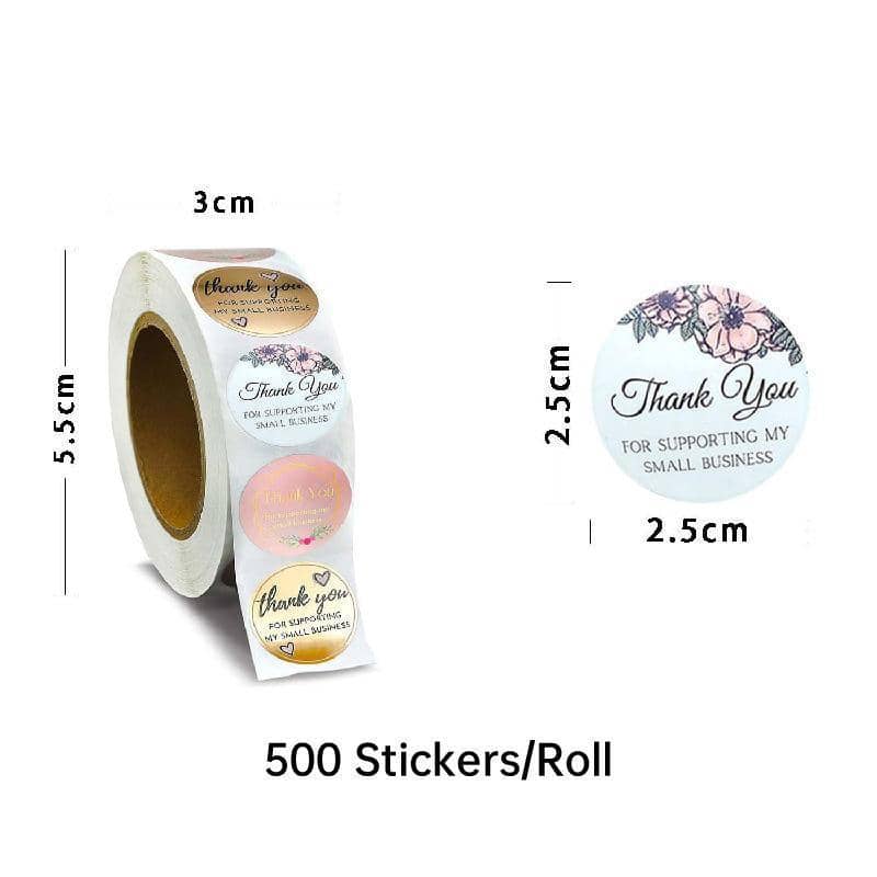 Thank You Sticker Labels 10 Rolls 3.8 cm (1.5 Inch) for Envelopes and Packaging - view 4