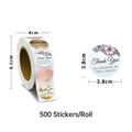 Thank You Sticker Labels 10 Rolls 3.8 cm (1.5 Inch) for Envelopes and Packaging - view 5