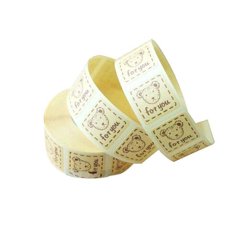 Thank You Sticker Rolls - Style 1, 16 x Pack of 5