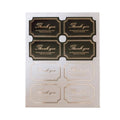 Thank You Sticker Rolls - Style 10, 8 x Pack of 5