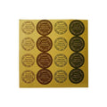 Thank You Sticker Rolls - Style 2, 16 x Pack of 5