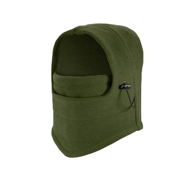 Thermal Fleece Balaclava Face Mask Hood - Army Green