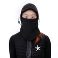 Thermal Fleece Balaclava Face Mask Hood - Black - view 4