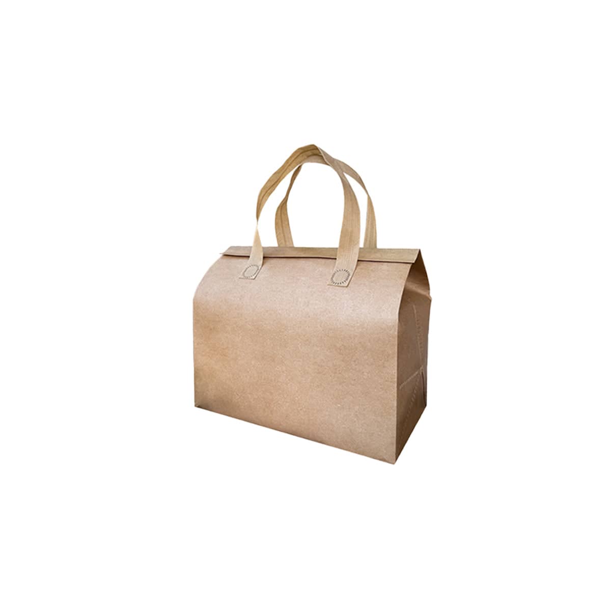 Thermal Insulated Takeaway Bags with Handles, Pack of 50 - Medium (24 x 24 x 15 cm)