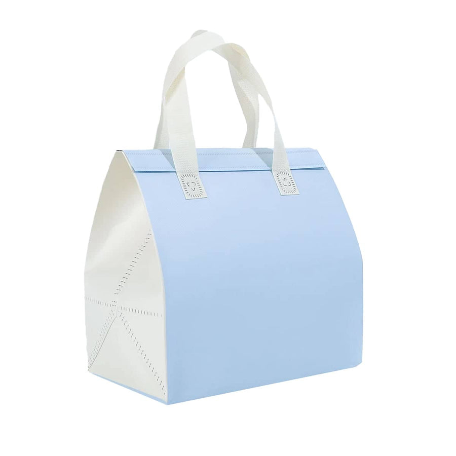 Thermal Insulated Takeaway Bags Pack of 50 - Light Blue