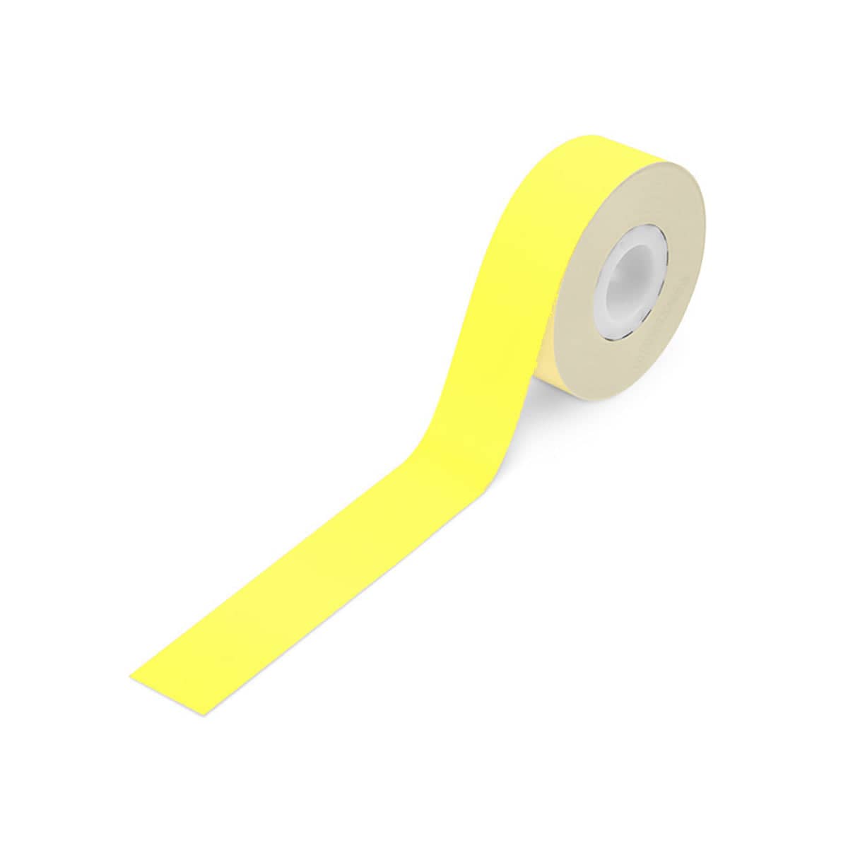 Thermal Label Paper Rolls, 15mm x 4m, Pack of 2 - Yellow