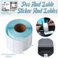 Thermal Label Stickers, 40 x 30 mm, 100 Rolls of 800 Labels