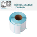Thermal Label Stickers, 40 x 30 mm, 100 Rolls of 800 Labels - view 3
