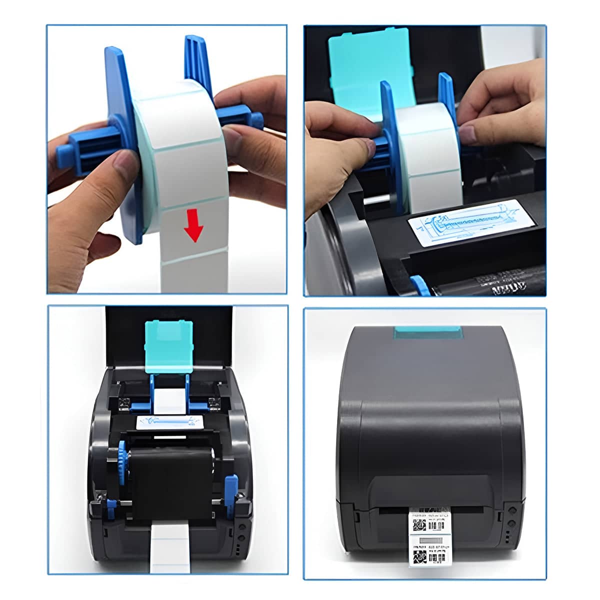 Thermal Label Stickers, 40 x 30 mm, 100 Rolls of 800 Labels - view 5