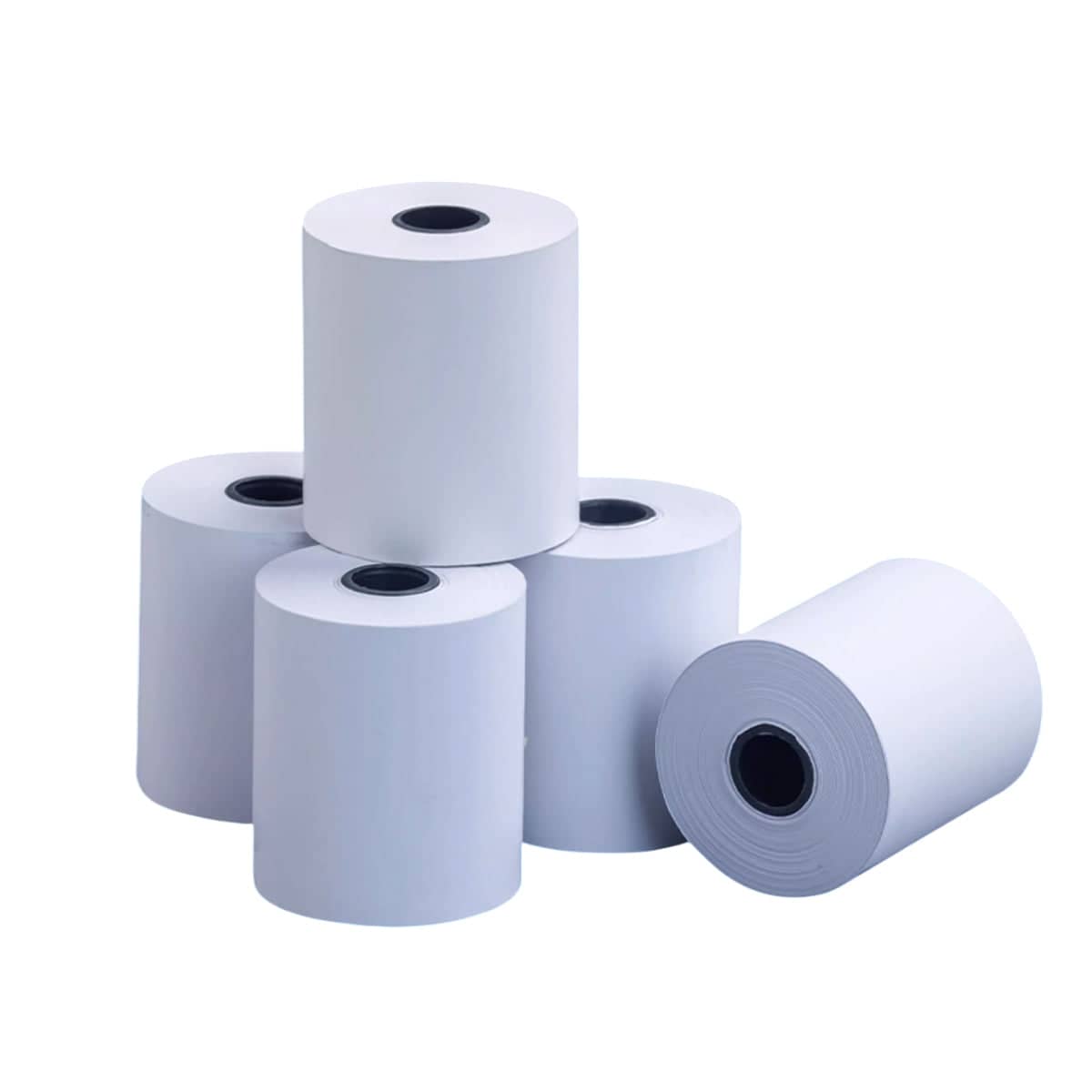 Thermal Paper Rolls Bright White Smooth Edge for POS Receipt Printers, 57 x 35 mm - 20 Rolls