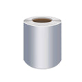 Thermal Transfer Labels in Matt Silver - 100 x 150 mm, 300 per Roll