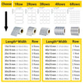 Thermal Transfer Labels in Matt Silver - 100 x 150 mm, 300 per Roll - view 4