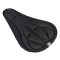 Thick Gel Bike Seat Cover with 3D Memory Foam - Black