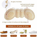 Thick Heel Cushion Insert Pads for Shoes, 1 Pair - Apricot Beige - view 5