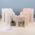 Thick Paper Gift Bags with Clear Window, Pack of 25 - Red, Extra Small (15 x 10 x 20 cm) - view 5