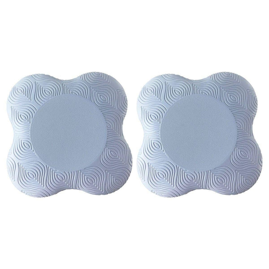 Thick Yoga Kneeling Mats for Knees and Elbows, Set of 2 - Blue