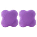 Thick Yoga Kneeling Mats for Knees and Elbows, Set of 2 - Purple