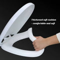 Thickened EVA Soft Toilet Lid and Seat Cover Washable Reusable Comfortable - U Shaped - view 5