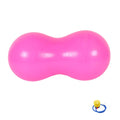 Thickened Peanut Shape Yoga Pilates Ball Anti Burst Stability Trainer with Pump - Pink