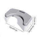 Thickened Toilet Squatting Stool Bathroom Footstool - Grey - view 3