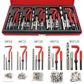 Thread Repair Kit, 131 Piece Metric M5 to M12 Coil Insert Set with Drill and Tap - view 3