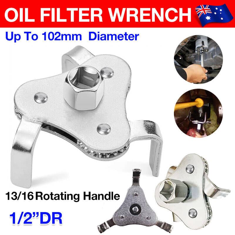 Three Jaw Oil Filter Wrench for Filters up to 102 mm