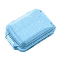Three Layer Folding Pill Box with 8 Compartments - Blue