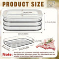 Three-Layer Food Grade Plastic Freezer Storage Box with Lid - view 3